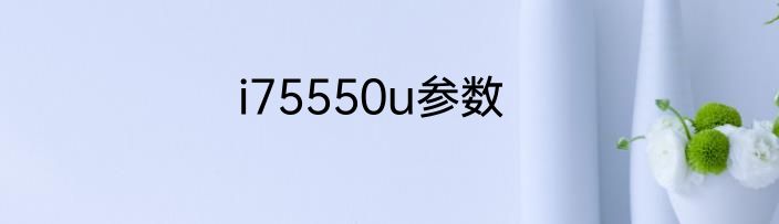 i75550u参数