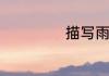 描写雨前后的成语