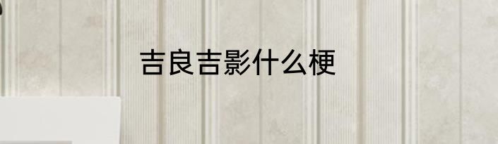 吉良吉影什么梗