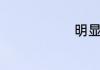 明显的反义词