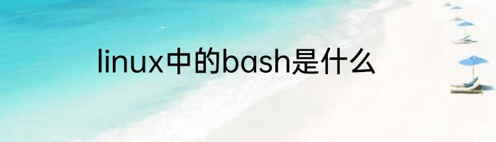 linux中的bash是什么