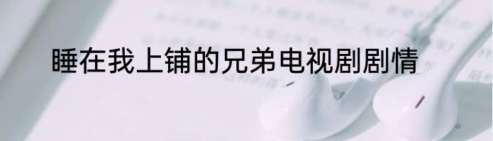 睡在我上铺的兄弟电视剧剧情