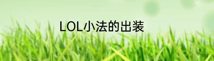 LOL小法的出装