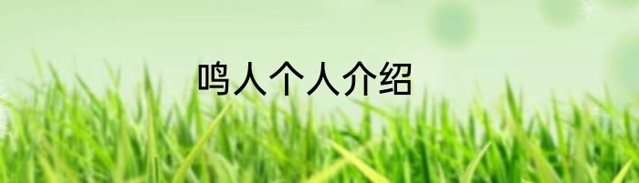 鸣人个人介绍
