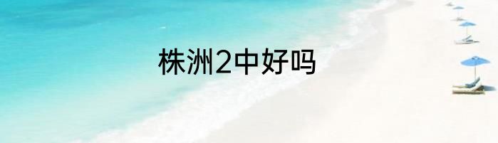 株洲2中好吗