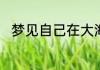 梦见自己在大海里游泳是什么意思