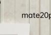 mate20pro是5g手机吗