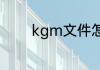 kgm文件怎么改成mp3格式