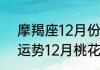 摩羯座12月份桃花运介绍摩羯2022运势12月桃花运