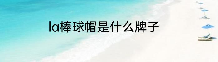 la棒球帽是什么牌子