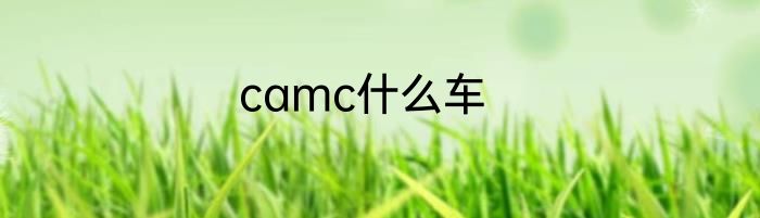 camc什么车