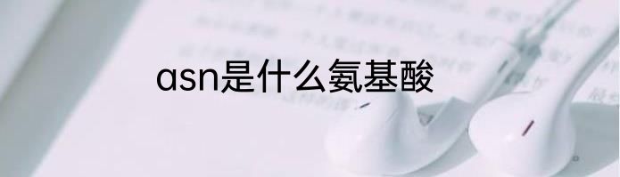 asn是什么氨基酸