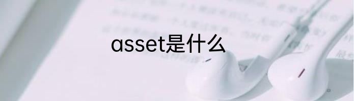 asset是什么