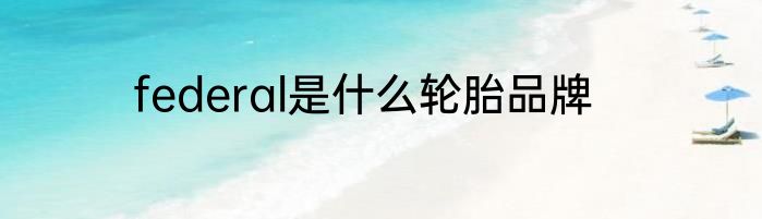 federal是什么轮胎品牌