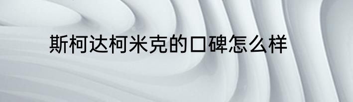 斯柯达柯米克的口碑怎么样