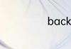 back有什么意思