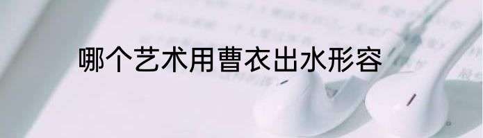哪个艺术用曹衣出水形容