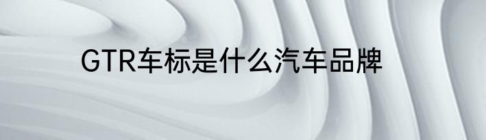 GTR车标是什么汽车品牌