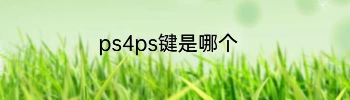 ps4ps键是哪个