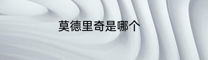 莫德里奇是哪个