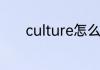 culture怎么读culture如何读
