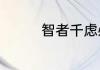 智者千虑必有一失的意思