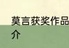 莫言获奖作品是什么莫言获奖作品简介