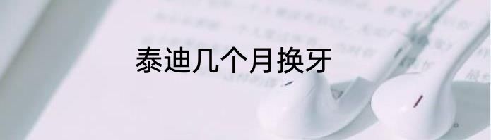泰迪几个月换牙