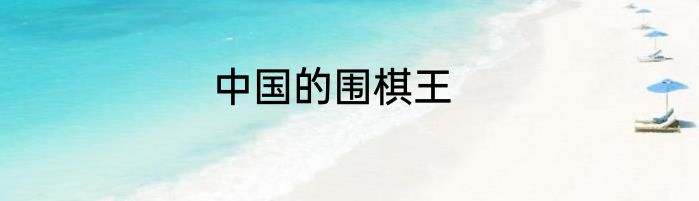 中国的围棋王