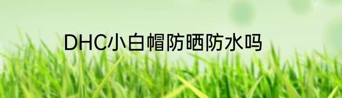 DHC小白帽防晒防水吗