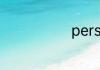 person的复数