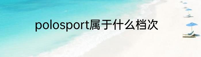 polosport属于什么档次