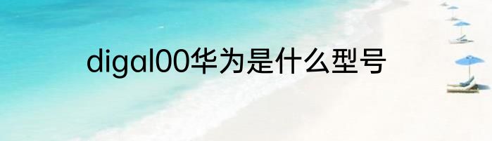 digal00华为是什么型号