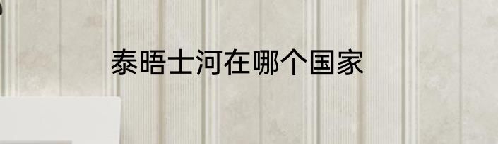 泰晤士河在哪个国家