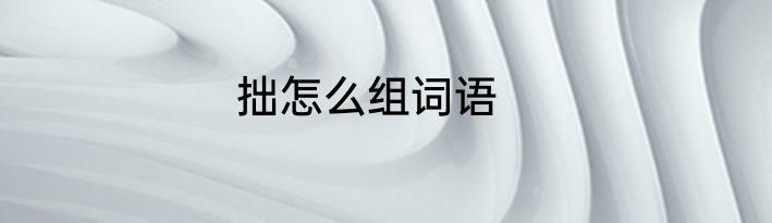 拙怎么组词语