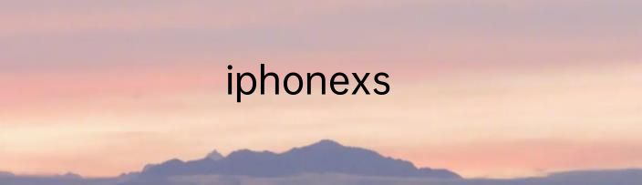 iphonexs