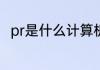 pr是什么计算机软件PR是什么意思