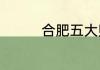 合肥五大购物中心有哪些