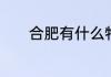 合肥有什么特产可以带回家的
