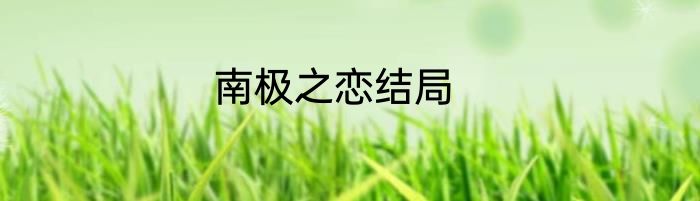 南极之恋结局