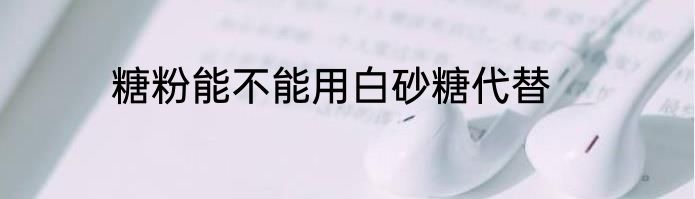 糖粉能不能用白砂糖代替