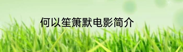 何以笙箫默电影简介