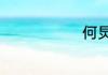 何炅个人资料