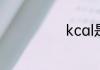 kcal是什么单位