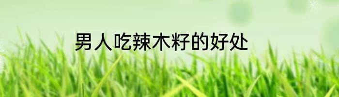 男人吃辣木籽的好处