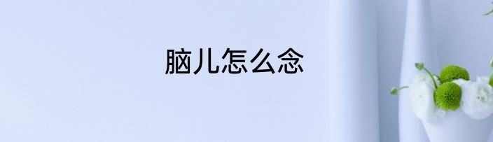脑儿怎么念
