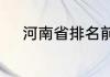 河南省排名前六所好大学有哪些