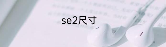 se2尺寸