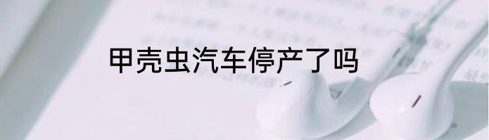 甲壳虫汽车停产了吗