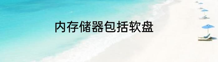 内存储器包括软盘